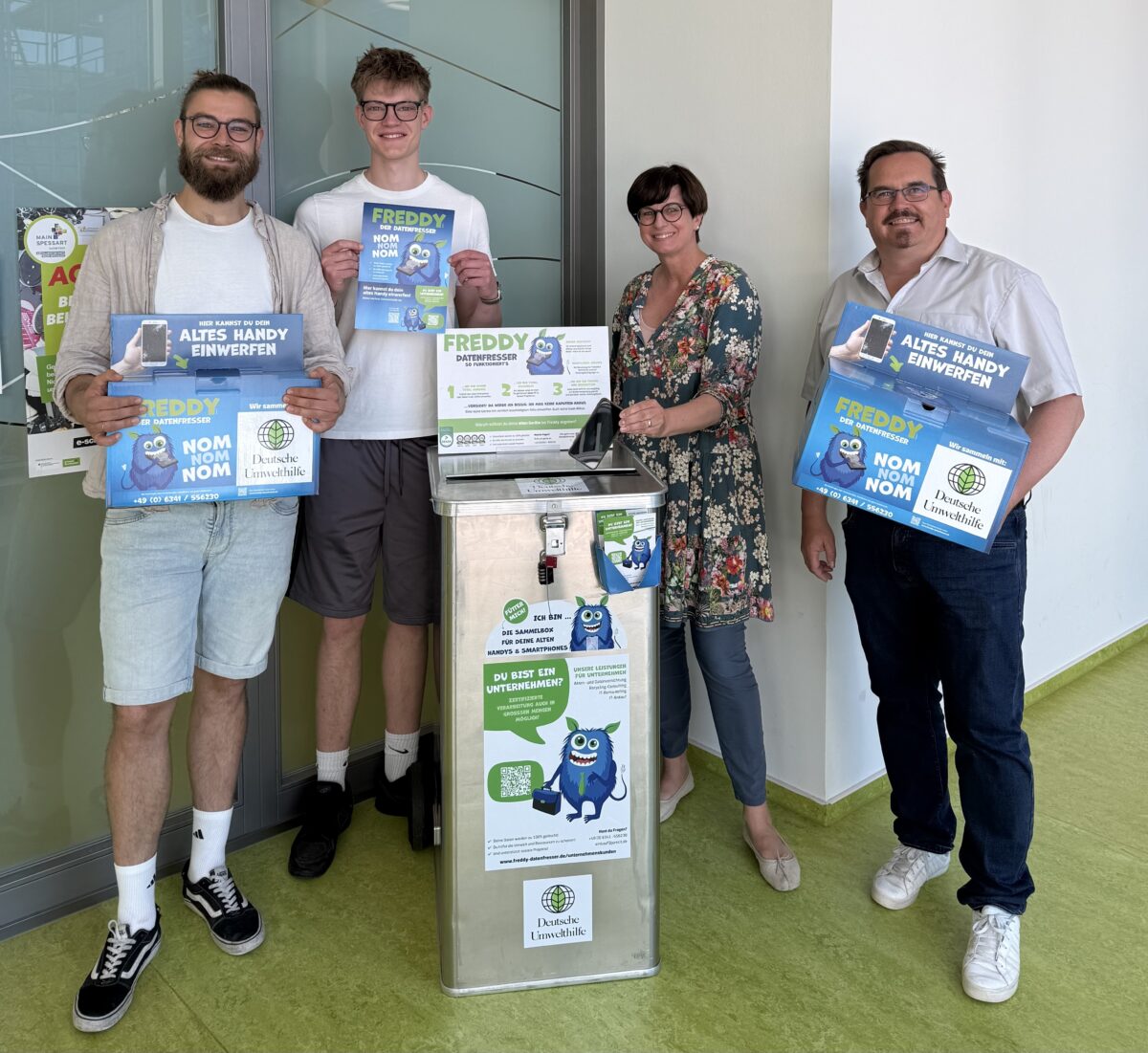 „Freddy Datenfresser“: Handysammelaktion am FLG